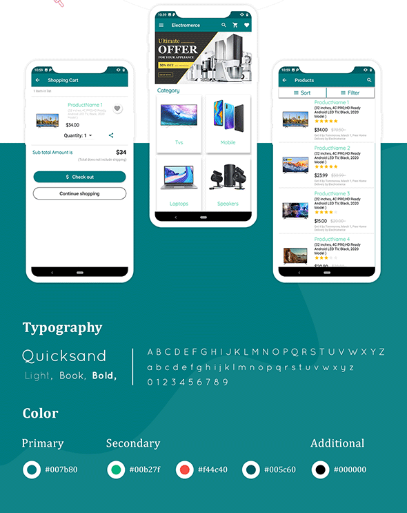 Electromerce - Flutter based eCommerce UI - 7