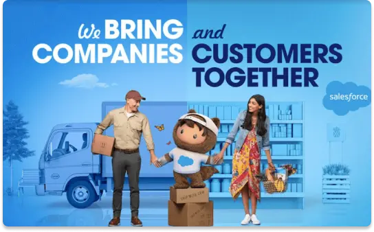Salesforce bring company and customer together