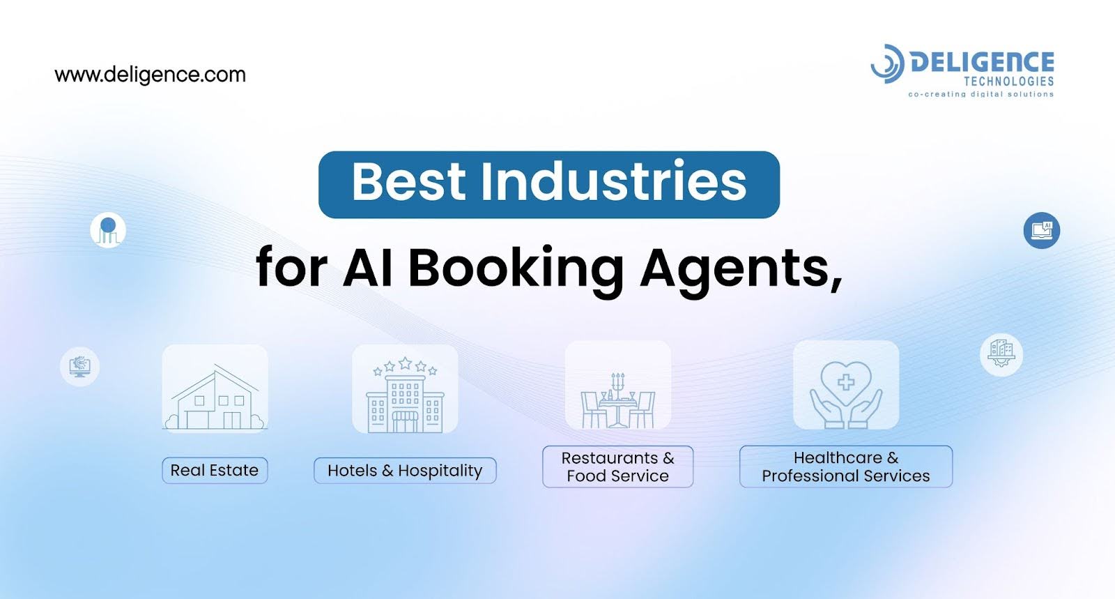 industries for AI Best industries for AI agent booking, including hospitality and real estate